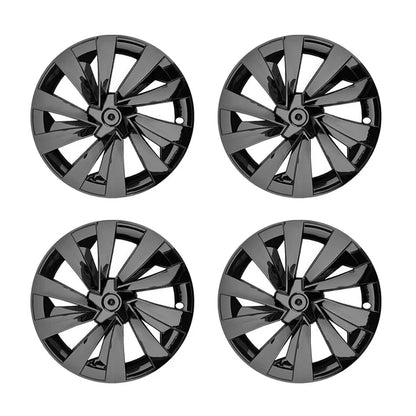Tesla Model Y Juniper 19" Crossflow Wheel Covers 4PCS | Helix Style ABS Polymer Rim Protectors (2025+)