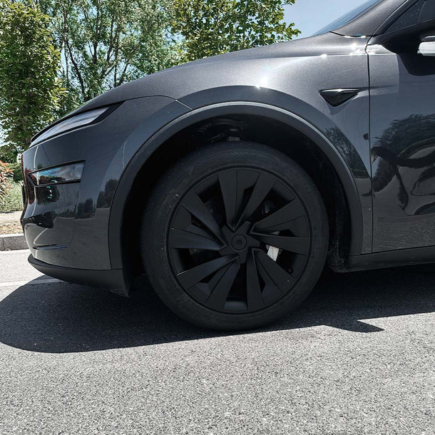 Tesla Model Y Juniper 19" Crossflow Wheel Covers 4PCS | Helix Style ABS Polymer Rim Protectors (2025+)