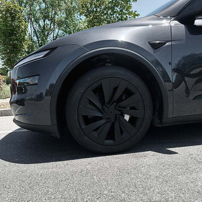 Tesla Model Y Juniper 19" Crossflow Wheel Covers 4PCS | Helix Style ABS Polymer Rim Protectors (2025+)
