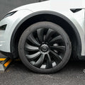 Tesla Model Y 19″ Uberturbine Wheel Covers – OEM-Fit, Aerodynamic & Range-Boosting Upgrade