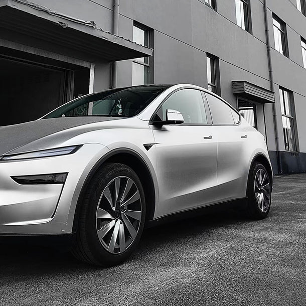 Tesla Model Y Juniper 19" Crossflow Wheel Covers 4PCS | Helix Style ABS Polymer Rim Protectors (2025+)