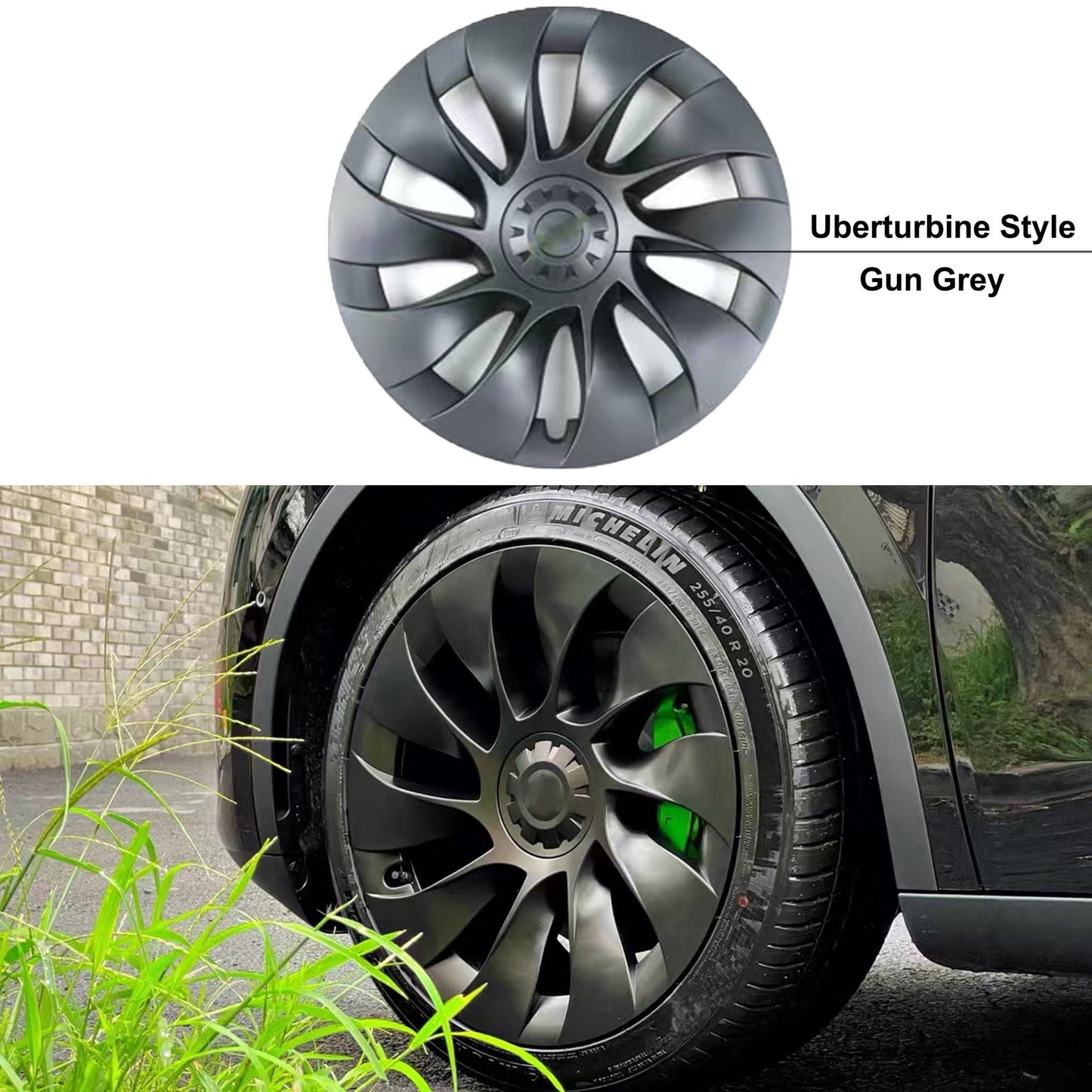 Performance Wheel Covers for Tesla Model Y 20'' Induction Wheels 2020-2024