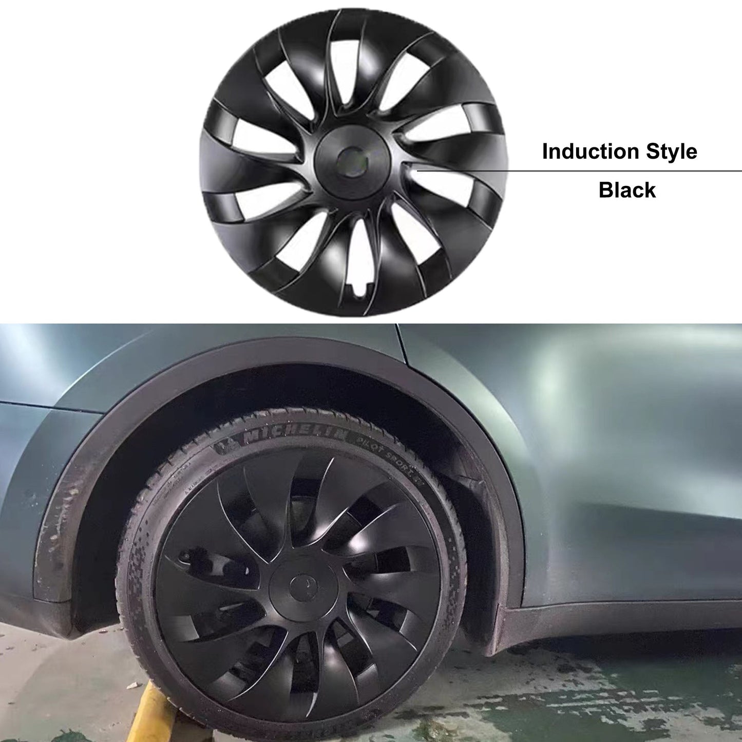 Performance Wheel Covers for Tesla Model Y 20'' Induction Wheels 2020-2024