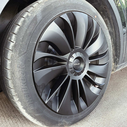 Wheel Covers For Tesla Model Y 19" Gemini Wheels - Symmetrical & Efficiency