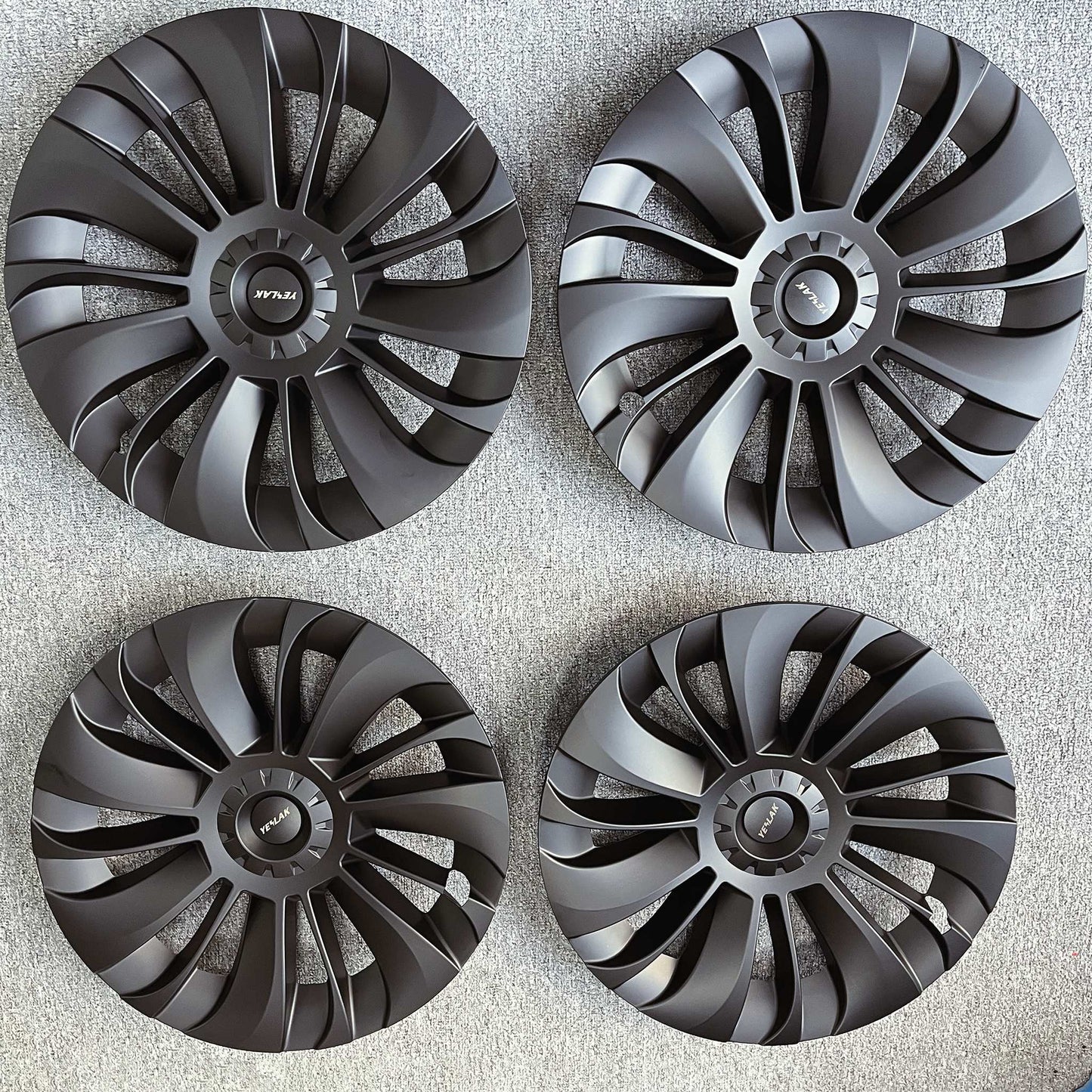 Wheel Covers For Tesla Model Y 19" Gemini Wheels - Symmetrical & Efficiency