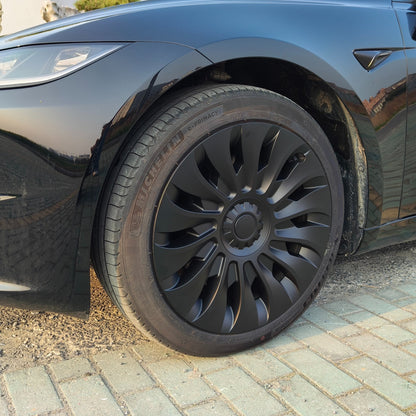 UberTurbine Style Wheel Covers for 2024+ Model 3 18-Inch Photon Wheels– Symmetrical & Protect in Style