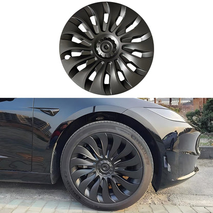 UberTurbine Style Wheel Covers for 2024+ Model 3 18-Inch Photon Wheels– Symmetrical & Protect in Style