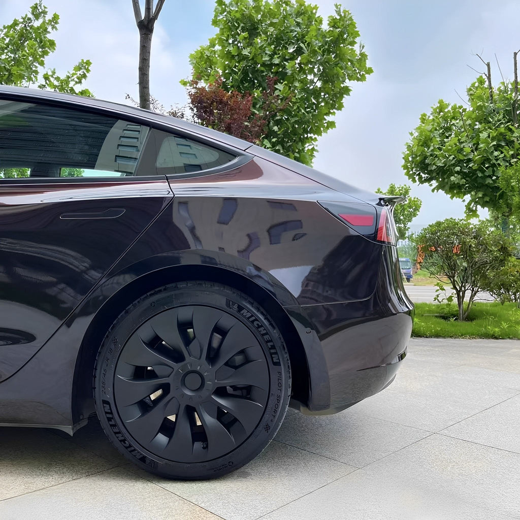 Hubcaps For Tesla Model 3 18'' Aero Wheels Symmetrical & Uberturbine Style