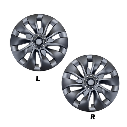 Hubcaps For Tesla Model 3 18'' Aero Wheels Symmetrical & Uberturbine Style