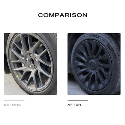 Uberturbine Aero Wheel Covers for Tesla 2024+ New Model 3 Highland 18’’ Photon Wheels