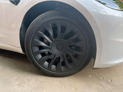 Uberturbine Aero Wheel Covers for Tesla 2024+ New Model 3 Highland 18’’ Photon Wheels