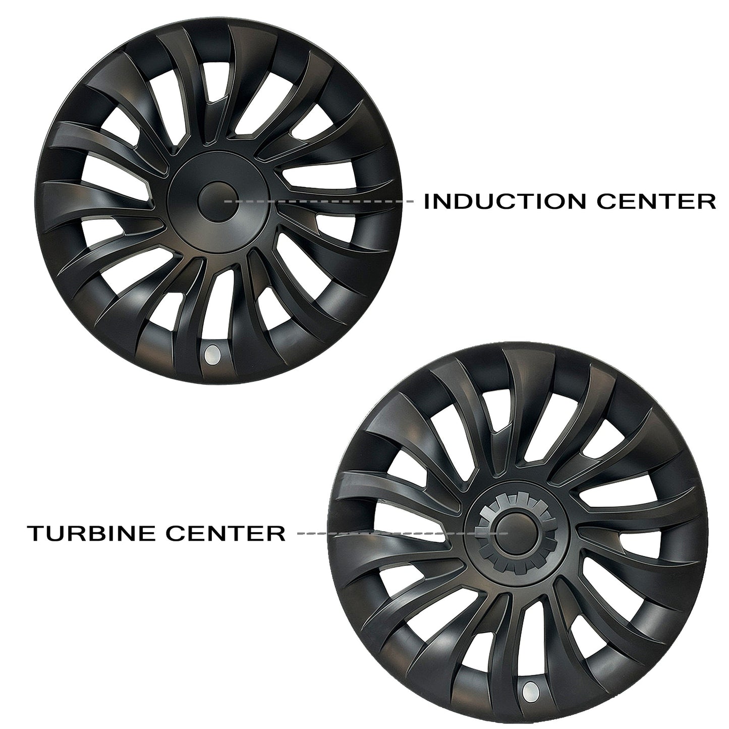 Uberturbine Aero Wheel Covers for Tesla 2024+ New Model 3 Highland 18’’ Photon Wheels