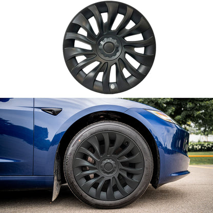Uberturbine Aero Wheel Covers for Tesla 2024+ New Model 3 Highland 18’’ Photon Wheels