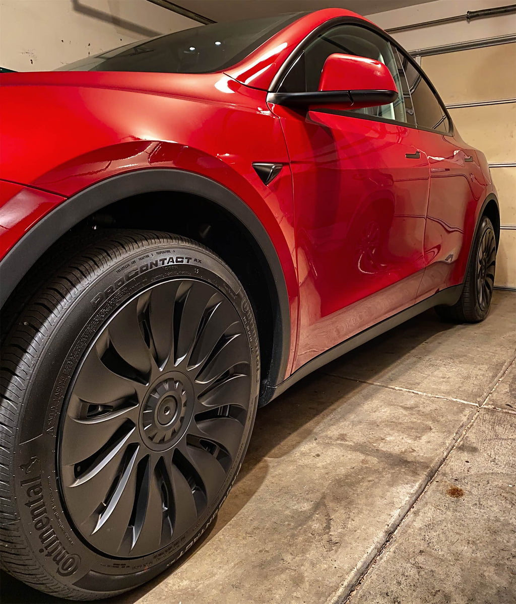 Uberturbine Wheel Covers for Tesla Model Y 19'' Gemini Wheels (Directional)