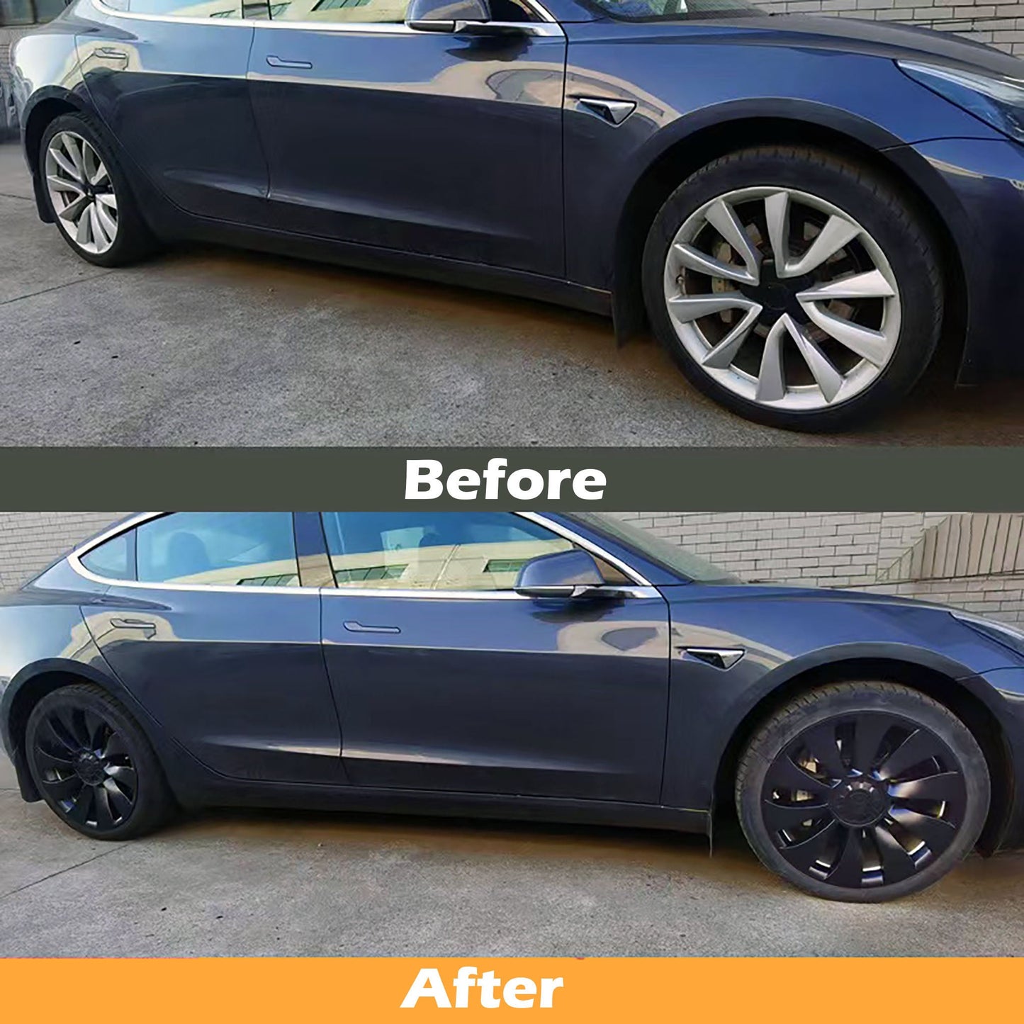 Uberturbine Wheel Covers For Tesla Model 3 19'' Sport Wheels (2017-2023)