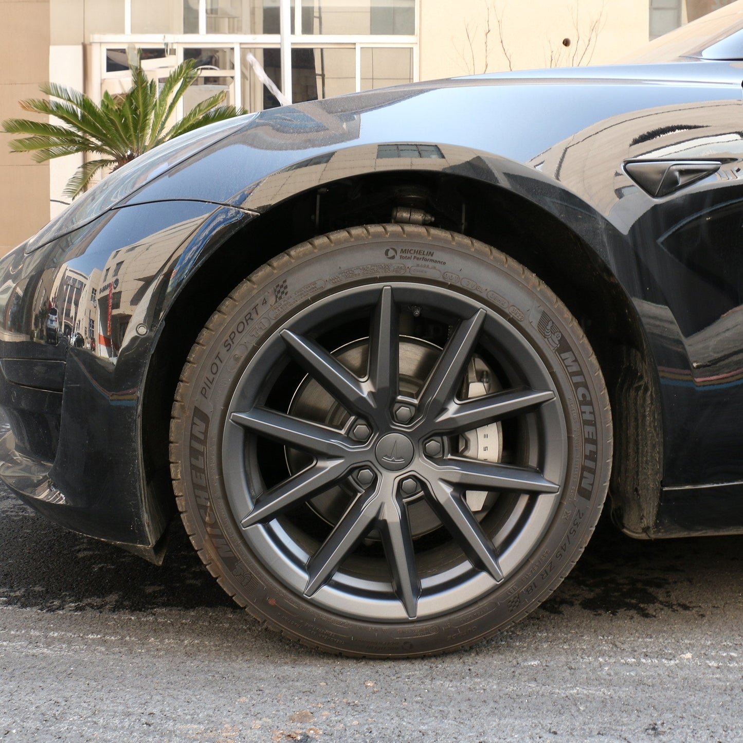 Wheel Cover Replacement for Tesla Model 3 18'' Aero Wheels 2017-2023 - Sporty Style