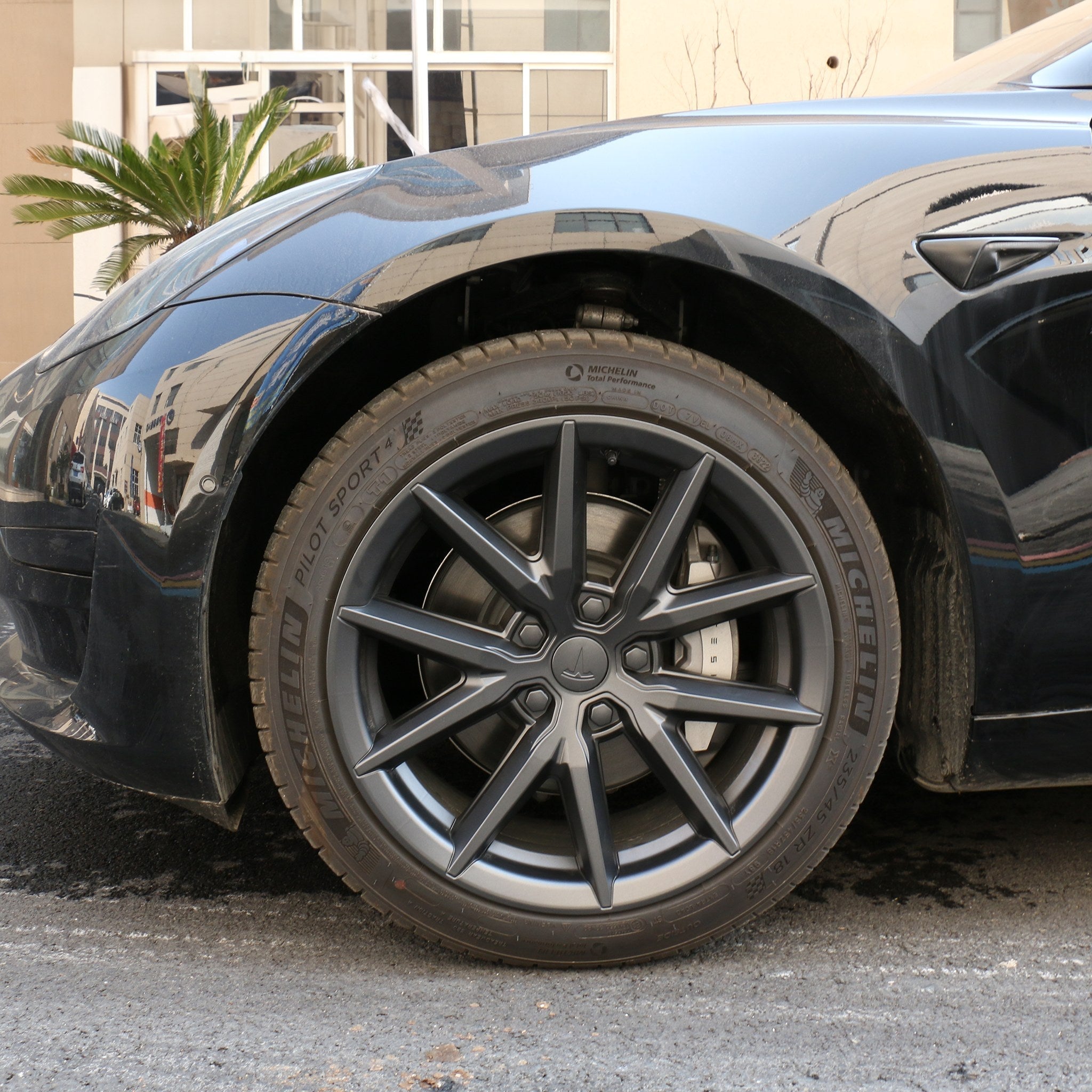 Wheel Cover Replacement for Tesla Model 3 18'' Aero Wheels 2017-2023 - Sporty Style