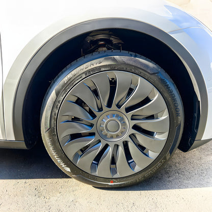 Uberturbine Wheel Covers for Tesla Model Y 19'' Gemini Wheels (Directional)