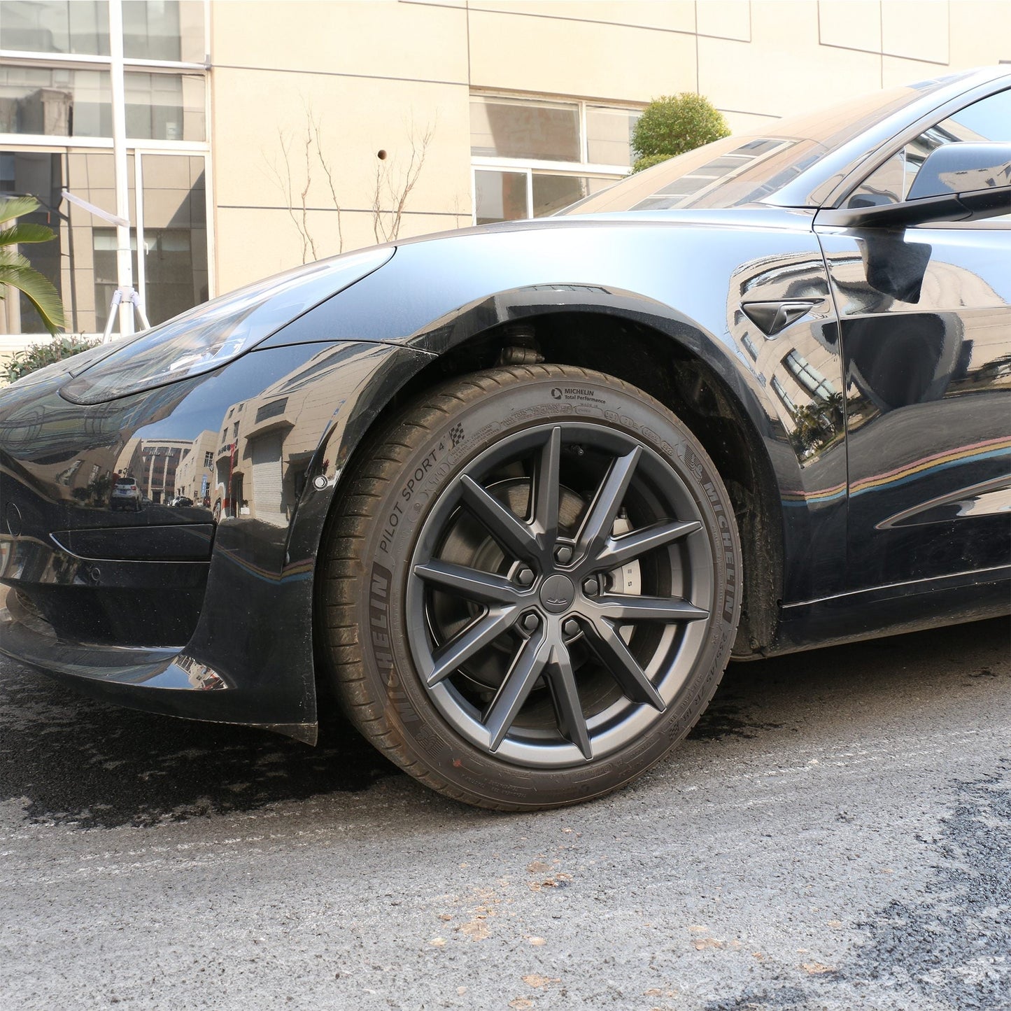 Wheel Cover Replacement for Tesla Model 3 18'' Aero Wheels 2017-2023 - Sporty Style