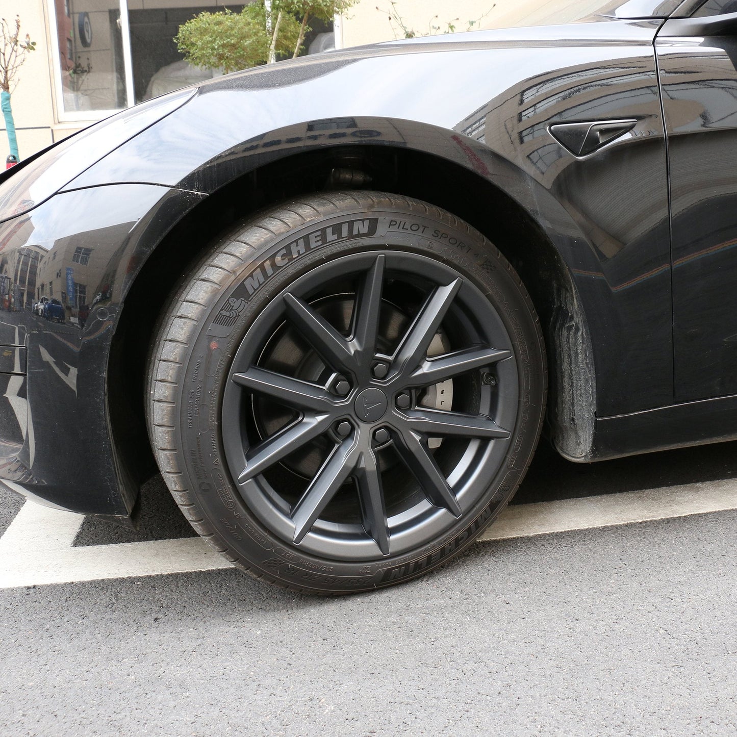 Wheel Cover Replacement for Tesla Model 3 18'' Aero Wheels 2017-2023 - Sporty Style