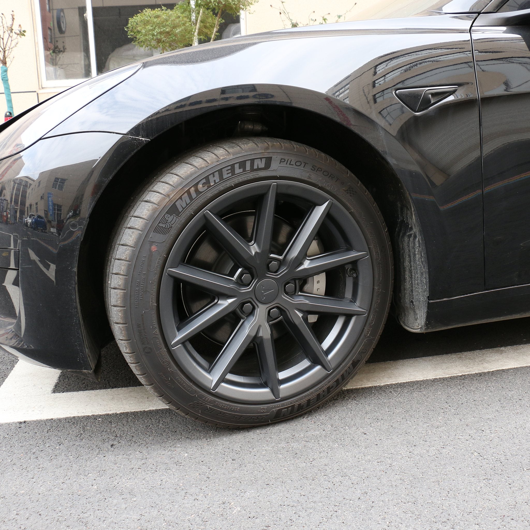 Wheel Cover Replacement for Tesla Model 3 18'' Aero Wheels 2017-2023 - Sporty Style