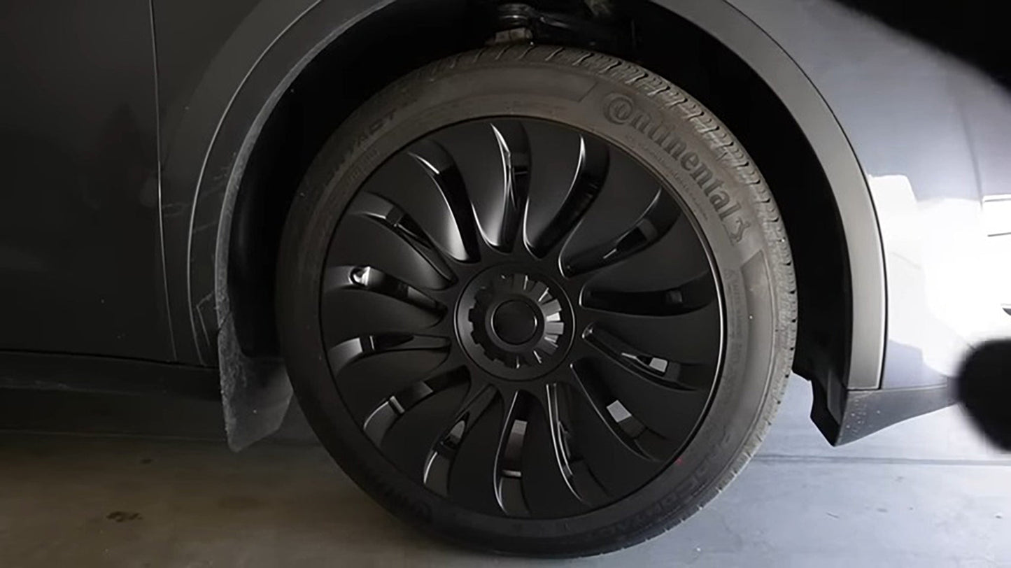 Uberturbine Wheel Covers for Tesla Model Y 19'' Gemini Wheels (Directional)
