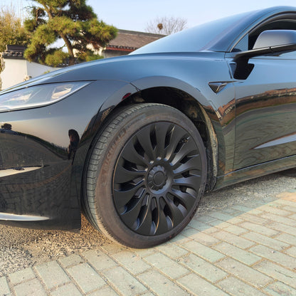 UberTurbine Style Wheel Covers for 2024+ Model 3 18-Inch Photon Wheels– Symmetrical & Protect in Style