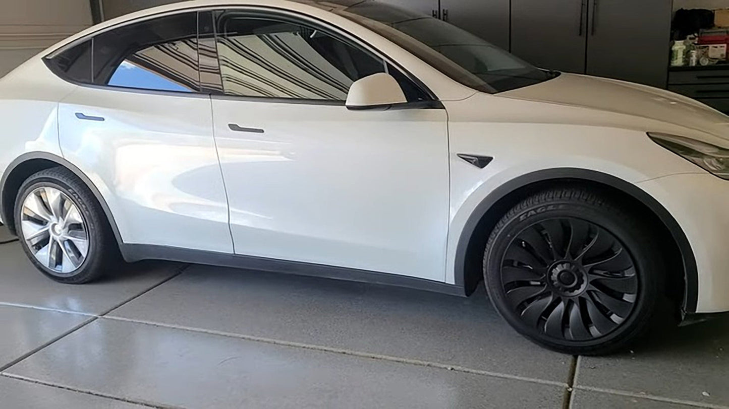 Uberturbine Wheel Covers for Tesla Model Y 19'' Gemini Wheels (Directional)