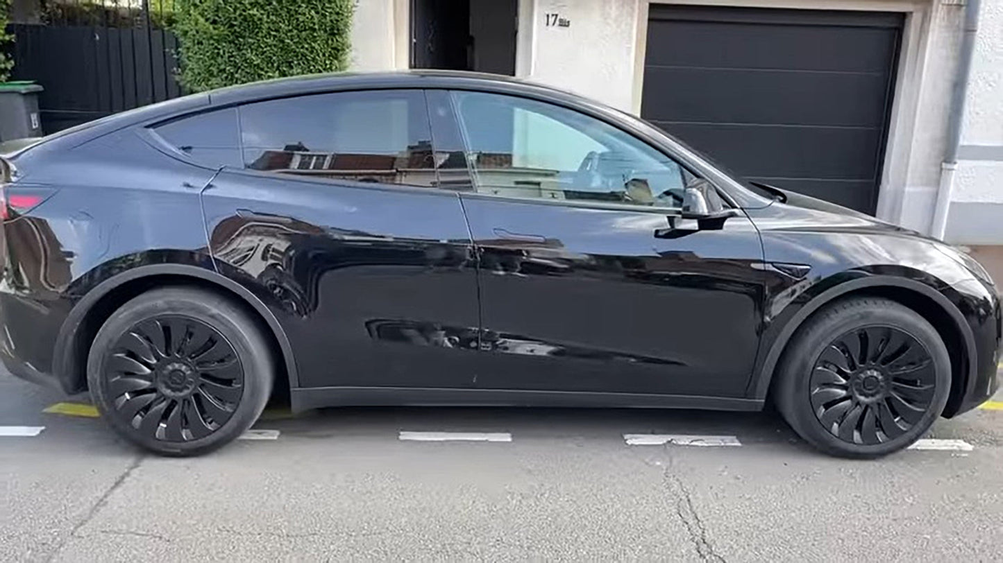 Uberturbine Wheel Covers for Tesla Model Y 19'' Gemini Wheels (Directional)