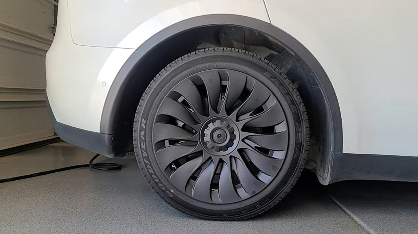 Uberturbine Wheel Covers for Tesla Model Y 19'' Gemini Wheels (Directional)