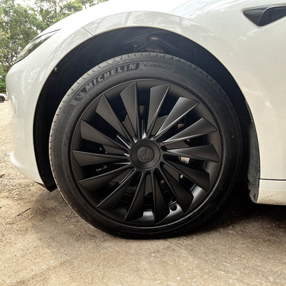Hubcaps For Tesla 2024+ New Model 3 Highland 18‘’ Photon Wheels - Cyclone Style