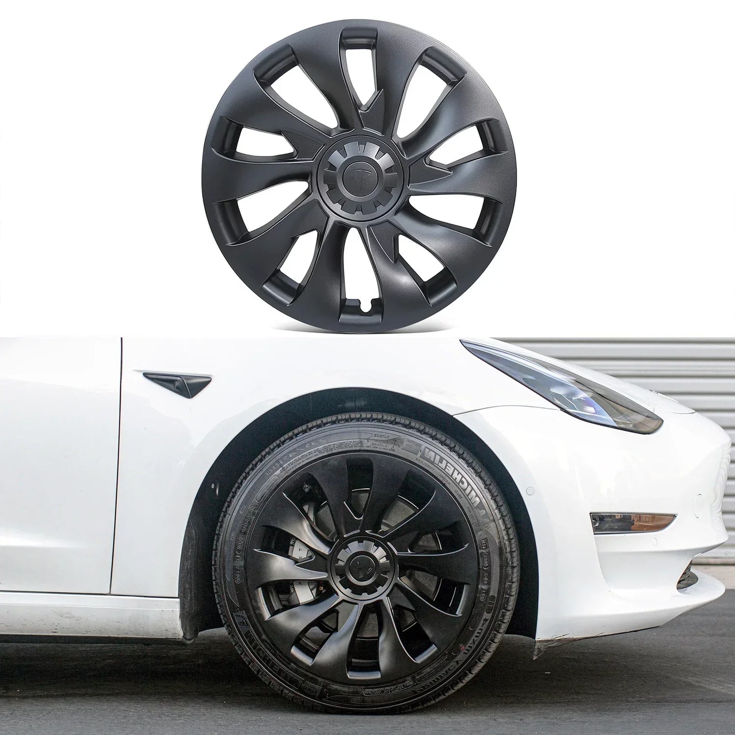 Performance Wheel Covers For Tesla Model 3 18'' Aero Wheels 2017-2023