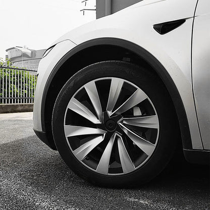 Tesla Model Y Juniper 19" Crossflow Wheel Covers 4PCS | Helix Style ABS Polymer Rim Protectors (2025+)