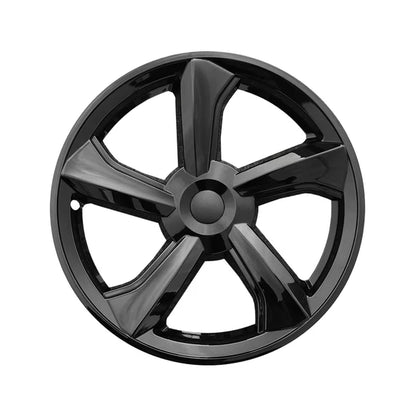 2025+ Tesla Model Y Juniper 19’’ Crossflow Wheel Cover Replacement | OEM-Style Black Rim Protectors