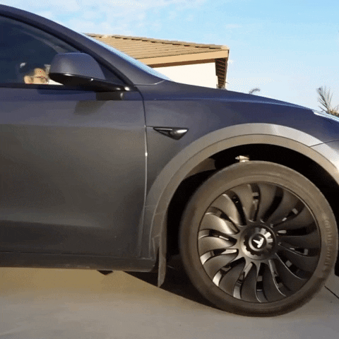 Uberturbine Wheel Covers for Tesla Model Y 19'' Gemini Wheels (Directional)