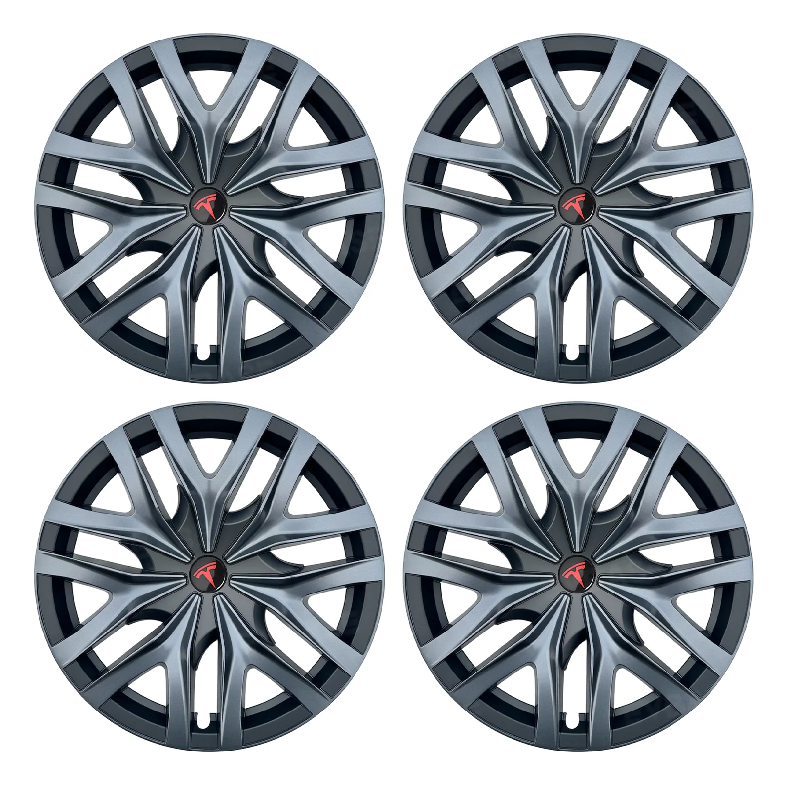 Model 3 Highland Wheel Covers 18" Photon Wheels Hubcaps Inspired By Model Y Performance