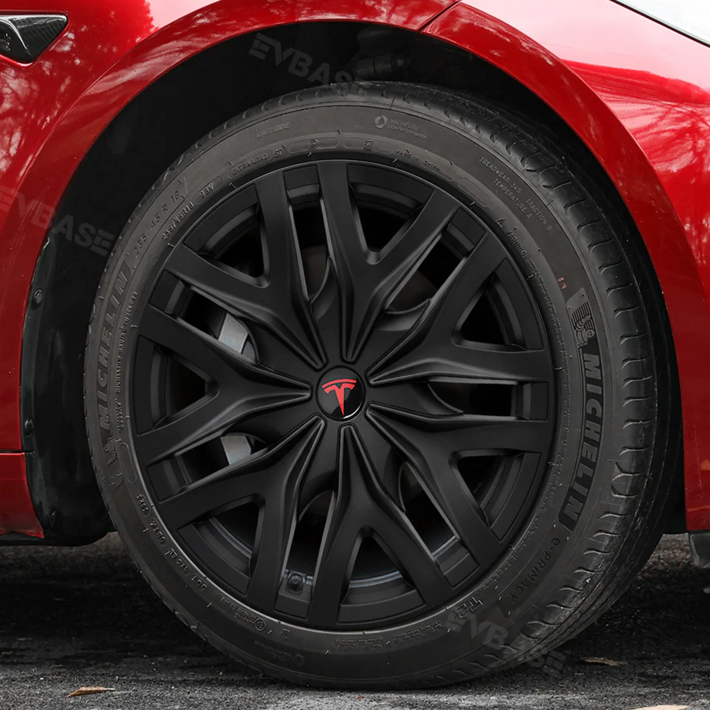 Model 3 Highland Wheel Covers 18" Photon Wheels Hubcaps Inspired By Model Y Performance